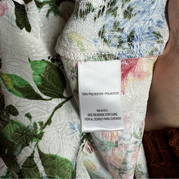 NEW Danny and Nicole 18 Jacquard floral sleeveless dress formal formal knee - Picture 10 of 10